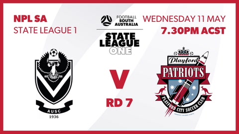 Adelaide University SC - NPL 1 v Playford City Patriots - NPL SA 2