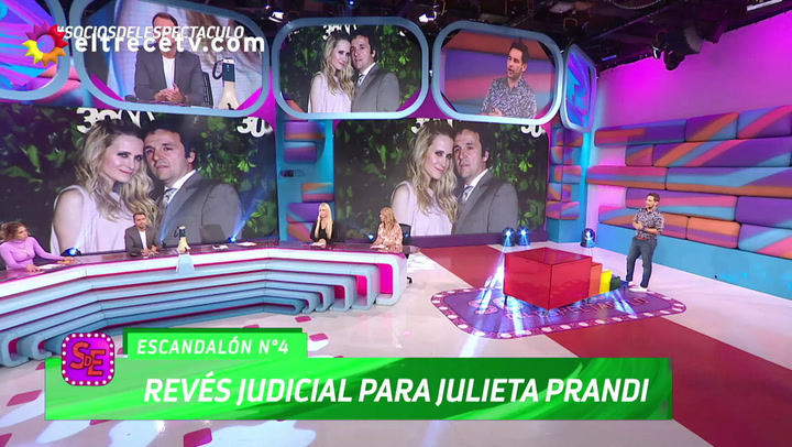 Julieta Prandi sufrió un revés judicial en medio de su enfrentamiento legal con su exmarido