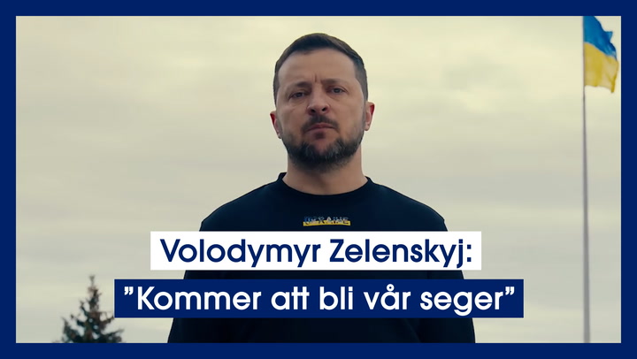Volodymyr Zelenskyj: ”Kommer att bli vår seger”