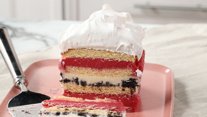 Red Velvet Ice Cream Cake Recipe