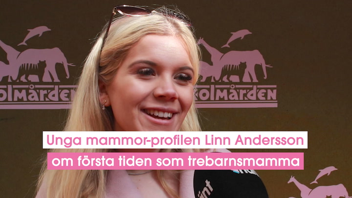 Unga mammor-profilen Linn Andersson om första tiden som trebarnsmamma