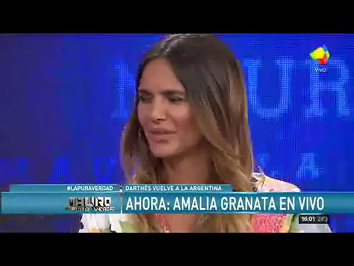La confesión de Amalia Granata: 'Sabía que Juan Darthés era un acosador' - Fuente: América TV