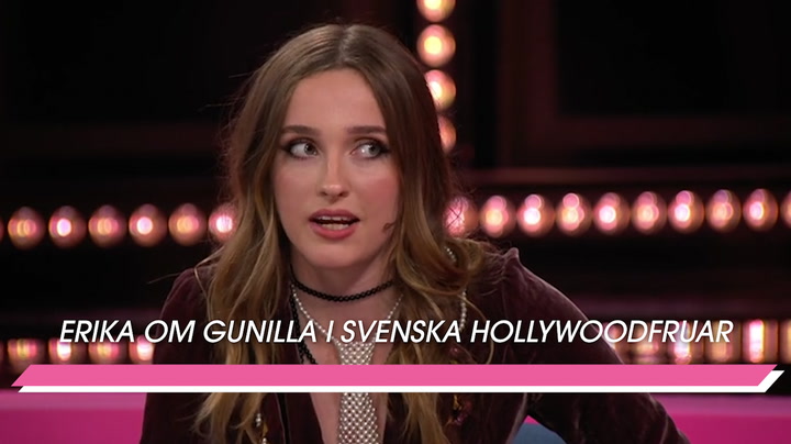 Erika om Gunilla i Svenska Hollywoodfruar