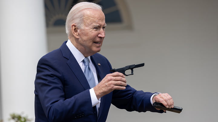 Joe Biden demonstrates how easily ghost guns can be built