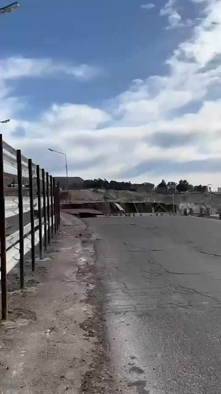 El colapso de la ruta 3 en Comodoro Rivadavia
