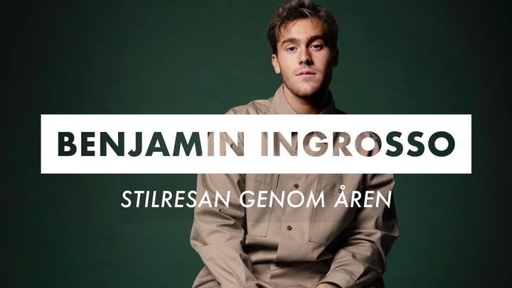 Benjamin Ingrosso - stilresan genom åren