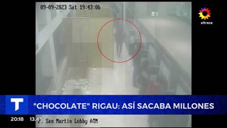Trascienden video de "Chocolate" Rigau, el día que sacaba millones del banco y fue detenido