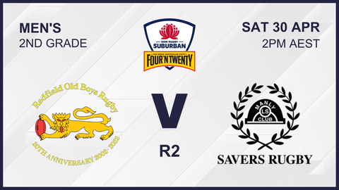Redfield Old Boys Rugby Club v Manly Savers Rugby Club