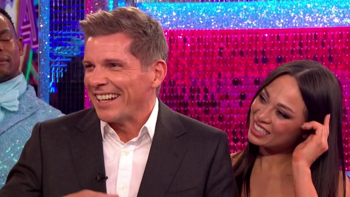 Strictly's Nigel Harman and Katya Jones embrace as he tells her 'you're part of me' after shock exit