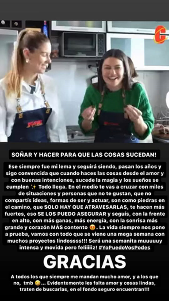 El descargo de Sofía Jujuy en redes sociales