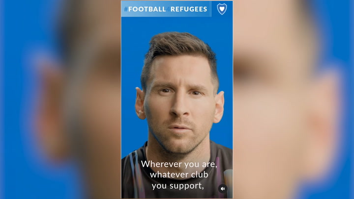 Esta es la campaña de Leo Messi para apoyar a refugiados