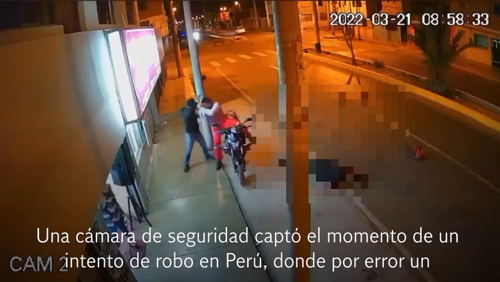 Insólito, ladrón mata a su complice en pleno robo en Perú