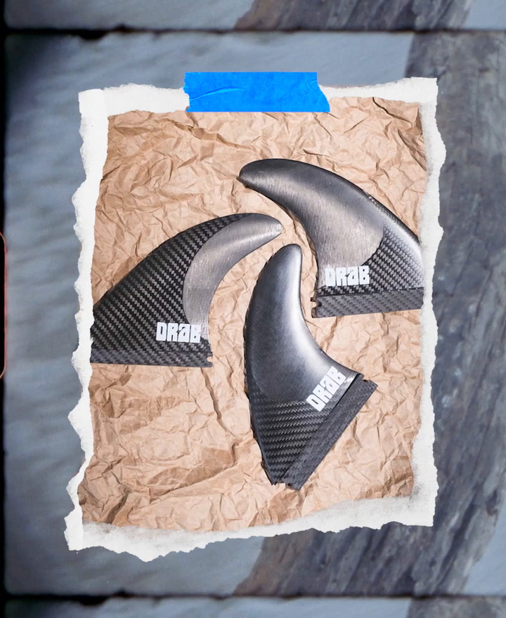 Handmade in New Hampshire, Drab Fins bring the unique flex and lightness of carbon fiber to the world of surfboard fins, 