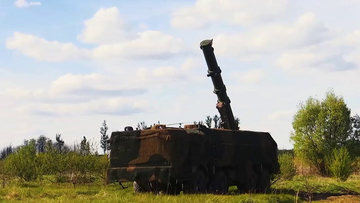 Rusia muestra imágenes del lanzamiento de un misil Iskander-K