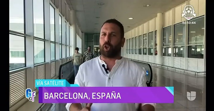 Las imágenes del altercado de Piqué con un reportero en Barcelona