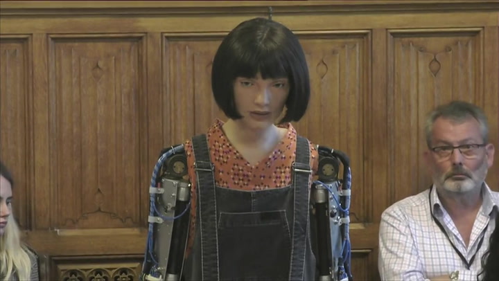 Robot says AI is ‘threat and opportunity’ during House of Lords address
