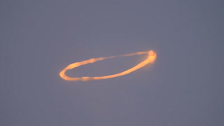 Mount Etna blows ‘smoke rings’ into sky in rare phenomenon