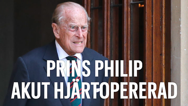 Prins Philip akut hjärtopererad