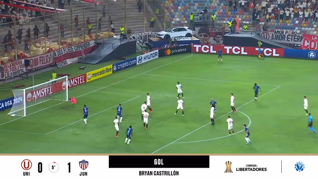 GOLAÇO!!! Bryan Castrillón acerta BOMBA e marca lindo gol para Junior Barranquilla na CONMEBOL Libertadores