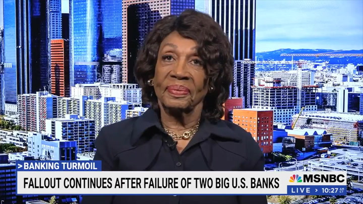 Waters: Raising Interest Rates 'Has Not Been Working' and May Cause a Recession, But It's 'All that We Have' to Fight Inflation