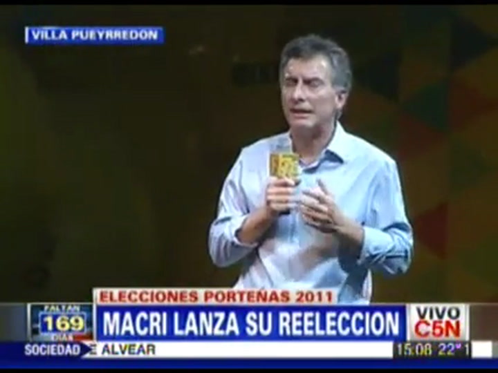 Macri lanza su candidatura en la Ciudad (C5N)