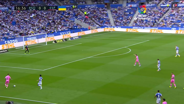 Gol de Sorloth (1-0) en el Real Sociedad 2-1 Espanyol