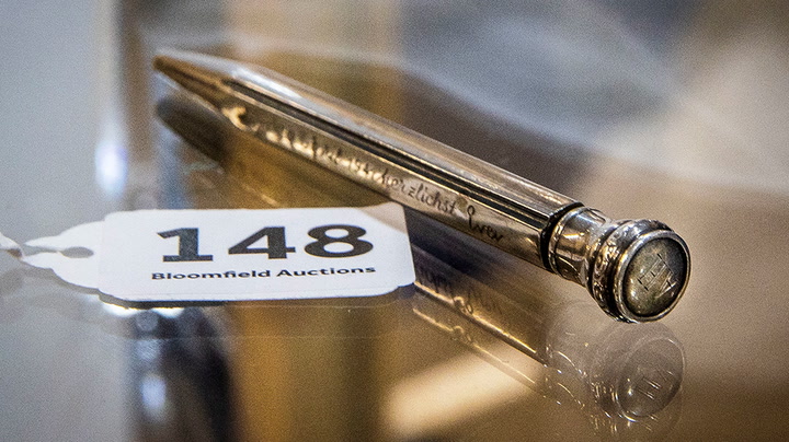 Pencil believed to have belonged to Adolf Hitler sells for just 10th of estimate