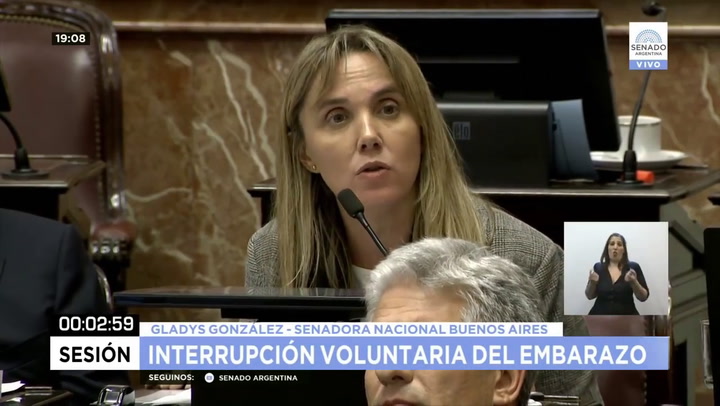 Gladys González: 'De cada 10 embarazos adolescentes, siete no son deseados' - Fuente: Senado
