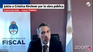 Juicio a Cristina Kirchner por obra pública. Diego Luciani, fiscal: "Las modificaciones de obra fueron ilegales"