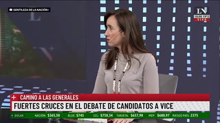 Victoria Villarruel contó por qué pidió el teléfono de Florencio Randazzo tras el debate de vicepresidentes