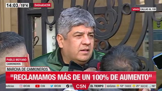Pablo Moyano pedirá "más del 100%" de aumento salarial y advirtió qué ocurrirá si no hay acuerdo