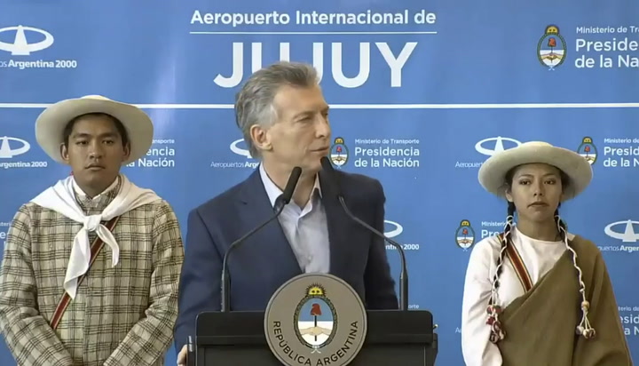 El incómodo momento que vivió Macri durante su discurso en Jujuy