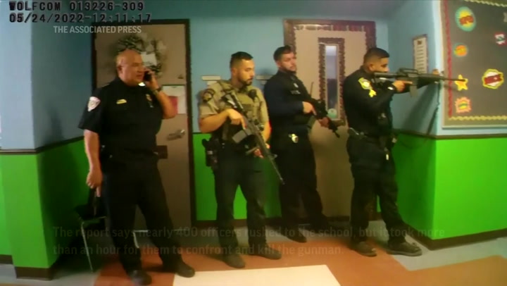 Uvalde bodycam shows response with school police chief trying to negotiate with gunman
