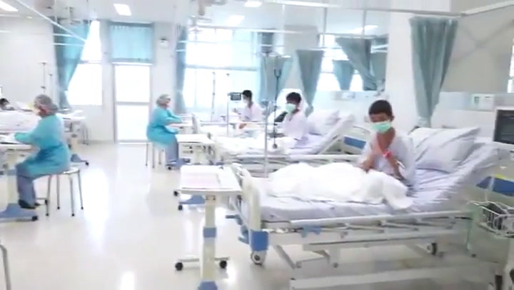 Rescate en Tailandia: los chicos están en el hospital - Fuente: Twitter