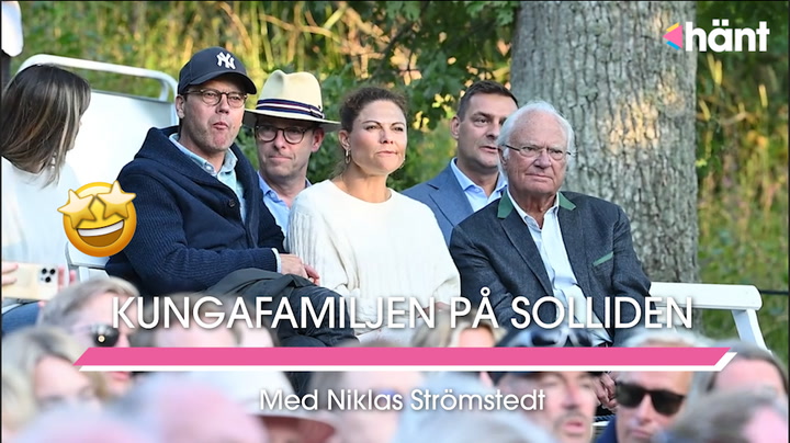 Kronprinsessan Victoria sjunger med till Niklas Strömstedt på Solliden Sessions