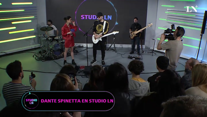 Dante Spinetta en estudio LN+