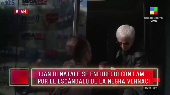 Juan Di Natale se enfureció en un móvil con LAM (América)