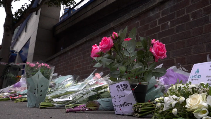 Croydon: Mourners lay flowers and gather for vigil to teen stabbed to death on school bus