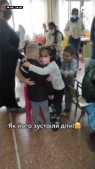 Video: Huyó de la guerra en Ucrania y llegó a su nuevo colegio en España