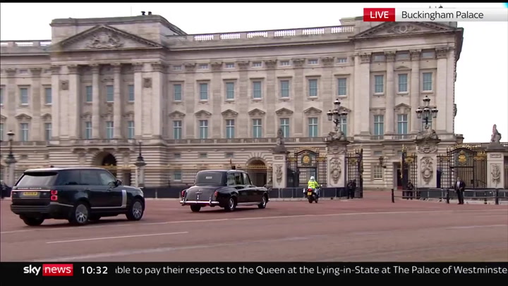 King Charles travels to Buckingham Palace from Clarence House