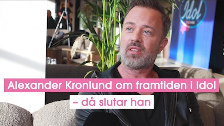 Alexander Kronlund om framtiden i Idol – då slutar han