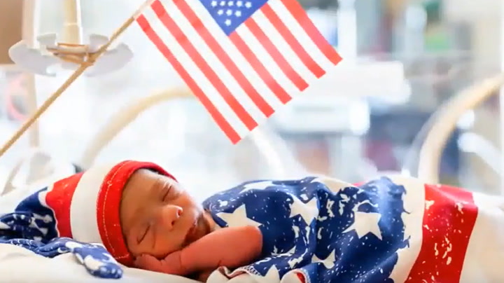 SO CUTE: Newborns get patriotic ahead of first 4th of July