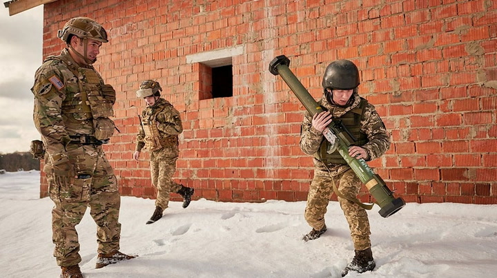 Watch live as Ukrainian troops drill urban warfare scenario at deserted Chernobyl town