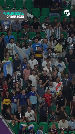 Mundial de Qatar 2022: la hinchada argentina copó el partido entre Francia y Polonia