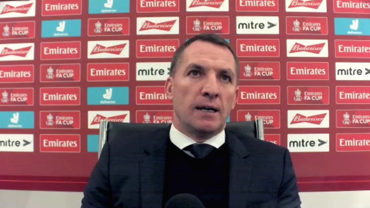 Brendan Rodgers 'delighted' with win over Man Utd in FA Cup