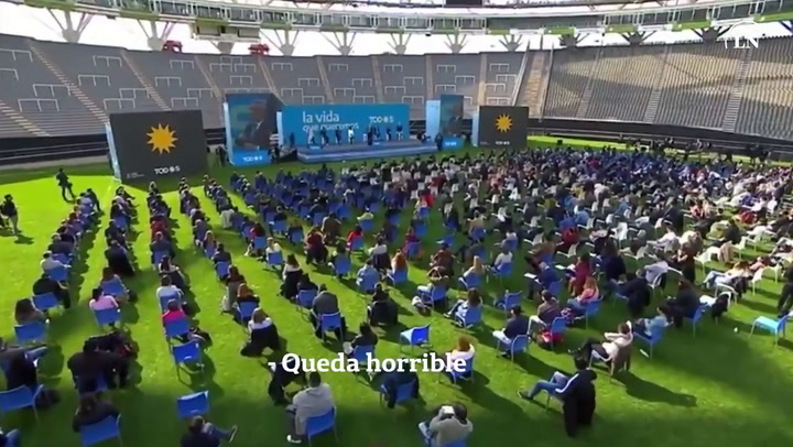 “¡No tomés de ahí!”: el reto de Cristina Kirchner a Alberto Fernández en pleno acto en La Plata