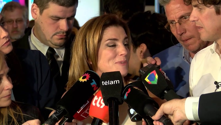 Débora Pérez Volpin en campaña y después de las elecciones