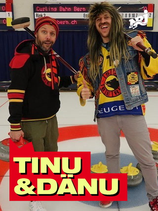 Tinu & Dänu beim Curling