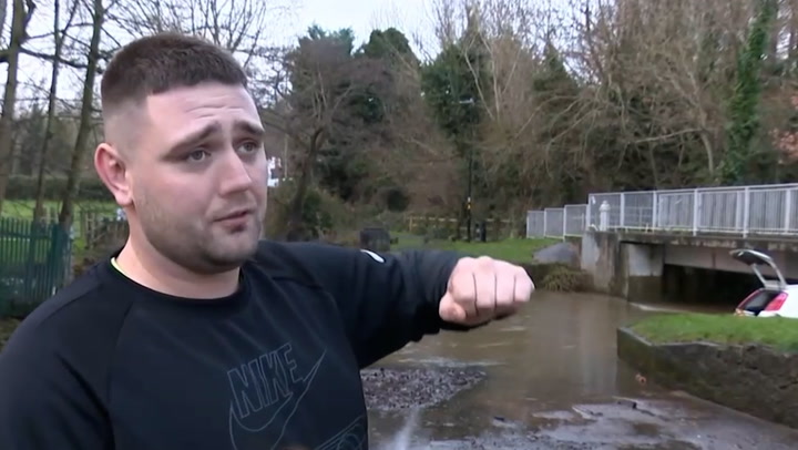 Hero who saved girl, 3, from sinking car in Storm Henk floods speaks out