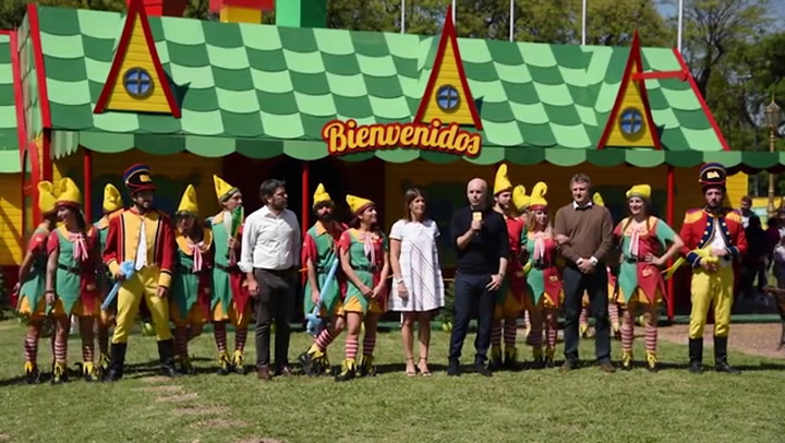 Rodríguez Larreta inauguró la 6° edición del Parque Navideño - Fuente: Télam
